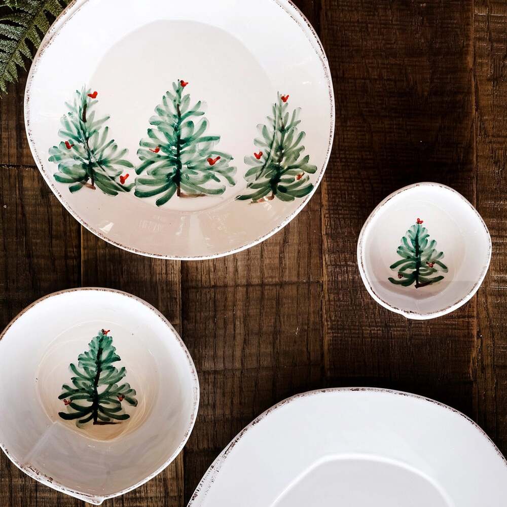 Lastra Holiday Stacking Cereal Bowl by VIETRI by Additional Image -5