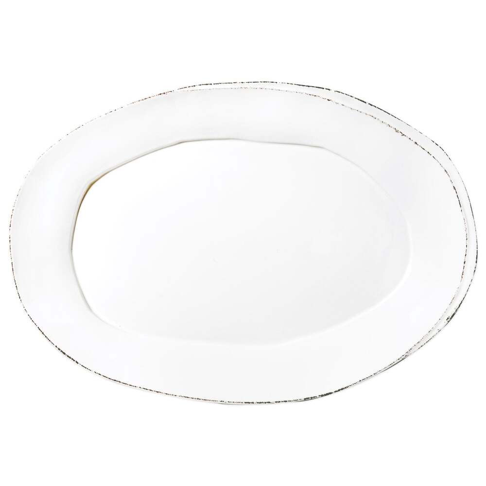 Lastra Oval Platter by VIETRI 