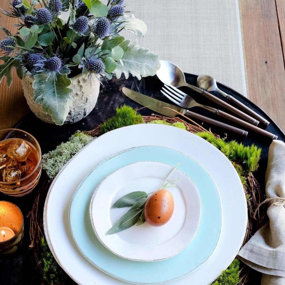 Lastra Salad Plate by VIETRI by Additional Image -11