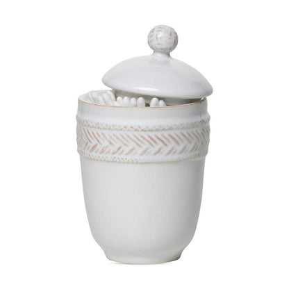 Le Panier Lidded Jar - Whitewash by Juliska