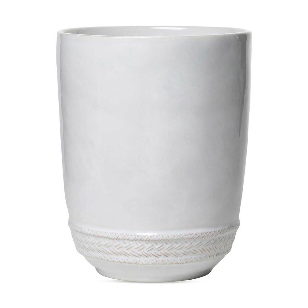 Le Panier Wastebasket - Whitewash by Juliska