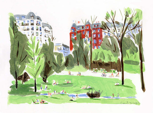 Les Buttes Chaumont, ete - Dominique Corbasson by Tiger Flower Studio Additional Image -