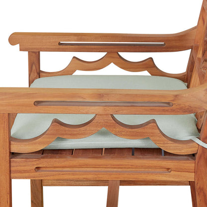 Lewis Outdoor Teak Arm Chair - No cushion by Bunny Williams Home 5