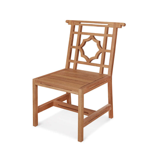 Lewis Outdoor Teak Side Chair - No cushion by Bunny Williams Home