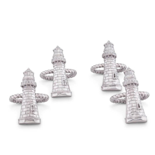 Lighthouse Napkin Rings by Arthur Court Designs