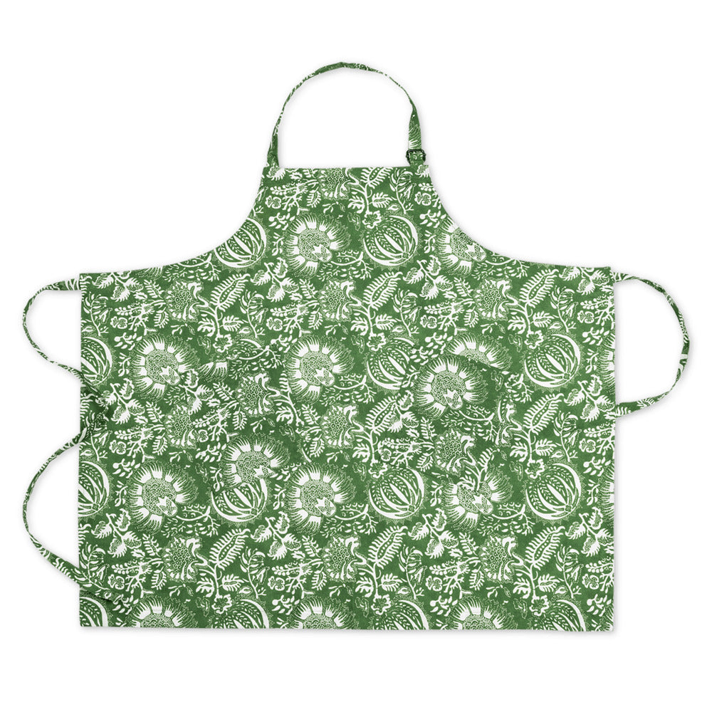Linen Apron O/S Granada Palm 