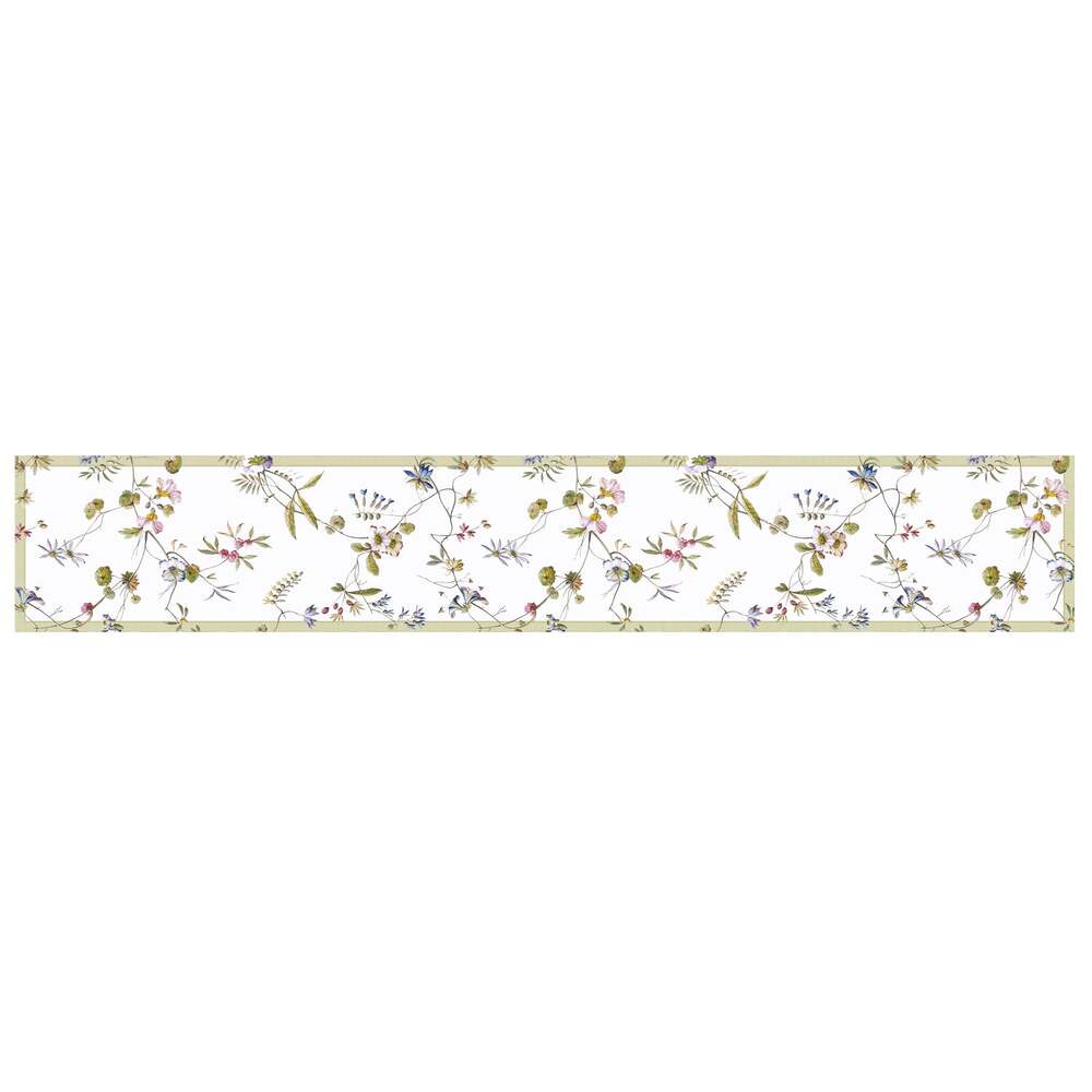 Linen Gabrielle Runner 108" x 18" - Floral by Beatriz Ball 1