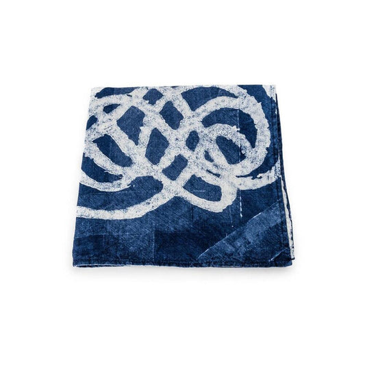 Linen Napkin, 18" - Blue Waves by Simon Pearce 