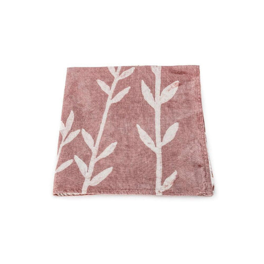 Linen Napkin, 18" - Pink Branches by Simon Pearce 