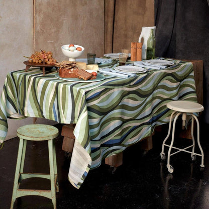 Linen Sateen Landscape Tablecloth by L'Objet 3