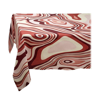 Linen Sateen Waves Tablecloth by L'Objet 3