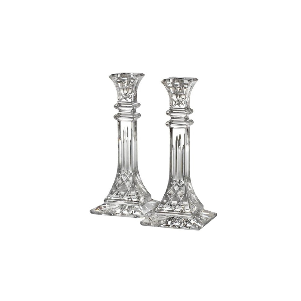 Lismore Square 10" Candlestick Pair by Waterford 2