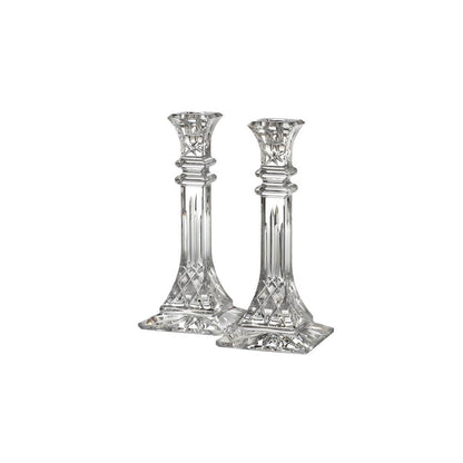 Lismore Square 10" Candlestick Pair by Waterford 2
