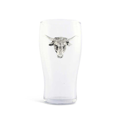 Longhorn Beer Pint Glass - Set of 4 by Arthur Court Designs 2