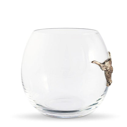 Longhorn Stemless Wine Glass by Vagabond House 2