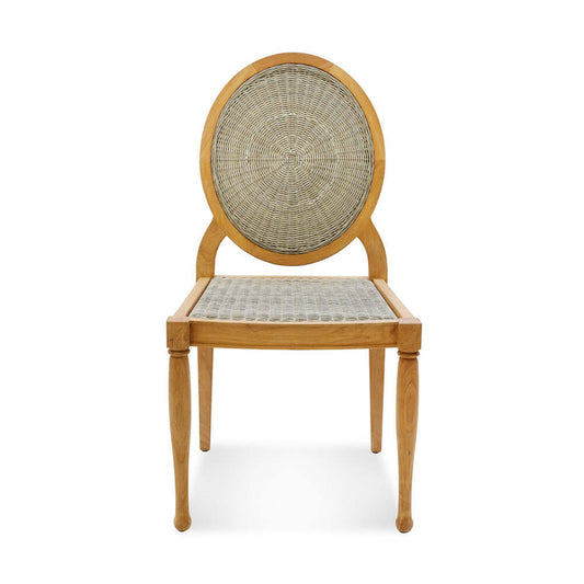 Louis Outdoor Teak Dining Chair by Bunny Williams Home