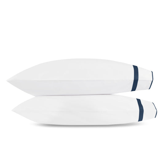 Louise Pillowcase Pair Navy 