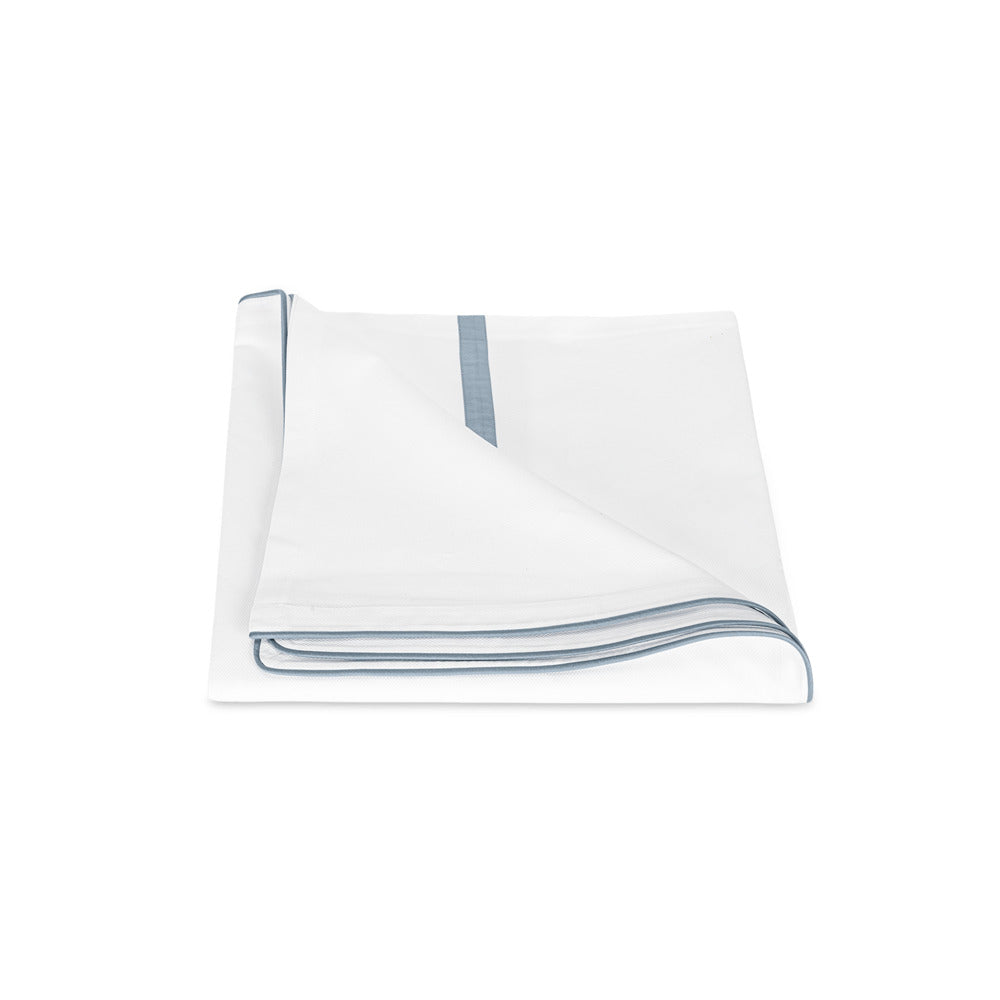 Louise Pique Duvet Cover Hazy Blue 
