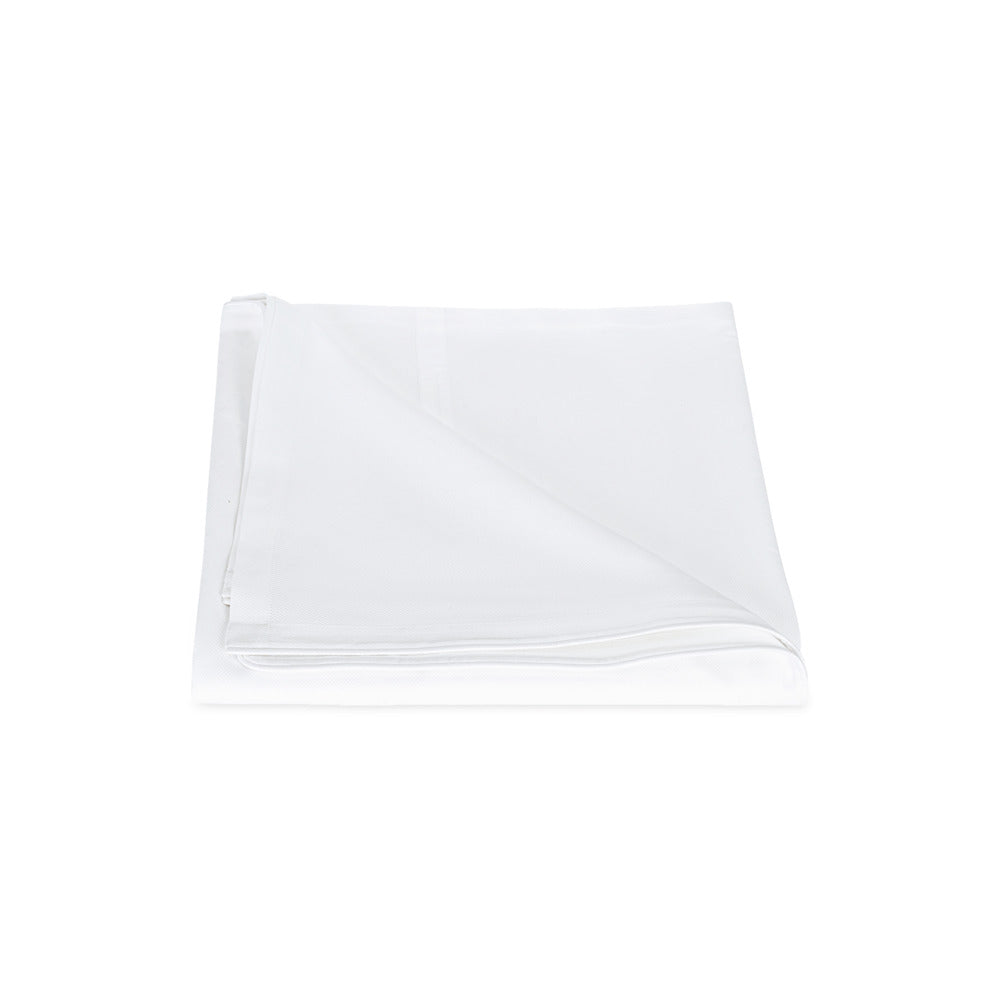 Louise Pique Duvet Cover White 