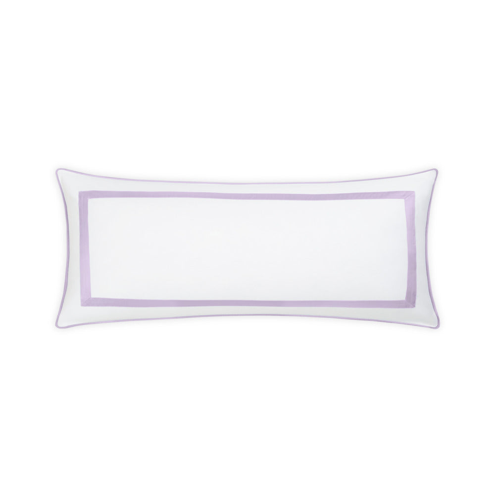 Louise Pique Lumbar Pillow Cover Violet 