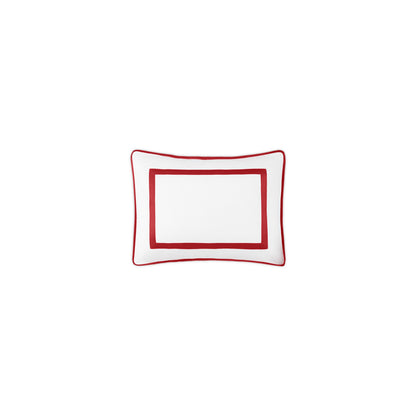 Louise Pique Sham Scarlet Boudoir 