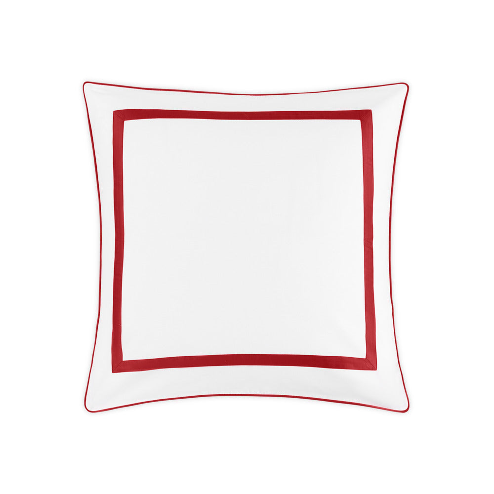 Louise Pique Sham Scarlet Euro 