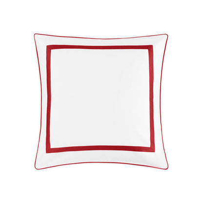Louise Pique Sham Scarlet Euro 