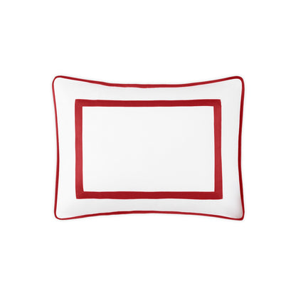 Louise Pique Sham Scarlet Standard 