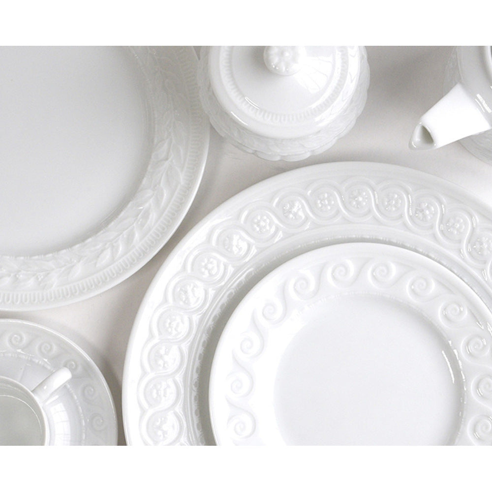 Louvre Coupe Dinner Plate by Bernardaud Additional Image -1