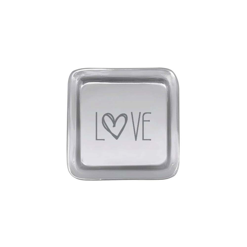 Love Signature Square Tray by Mariposa