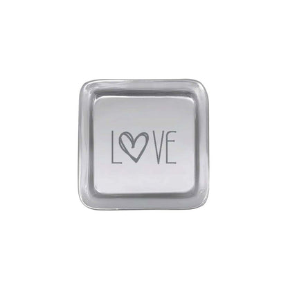 Love Signature Square Tray by Mariposa