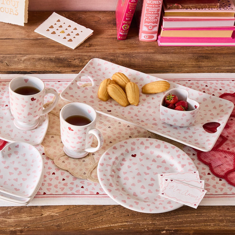 Love You More 16" Tray - Pink by Juliska 3
