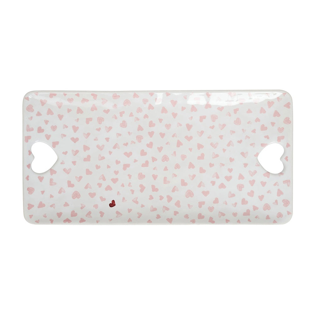 Love You More 16" Tray - Pink by Juliska 