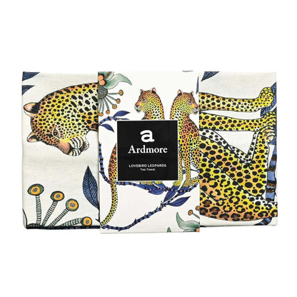 Lovebird Leopards Tea Towel by Ngala Trading Company Additional Image - 4