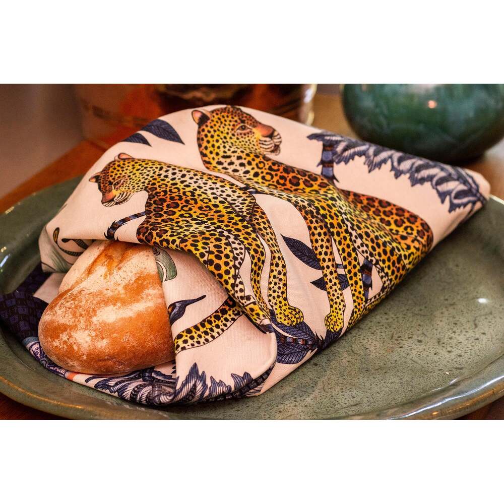 Lovebird Leopards Tea Towel by Ngala Trading Company Additional Image - 5