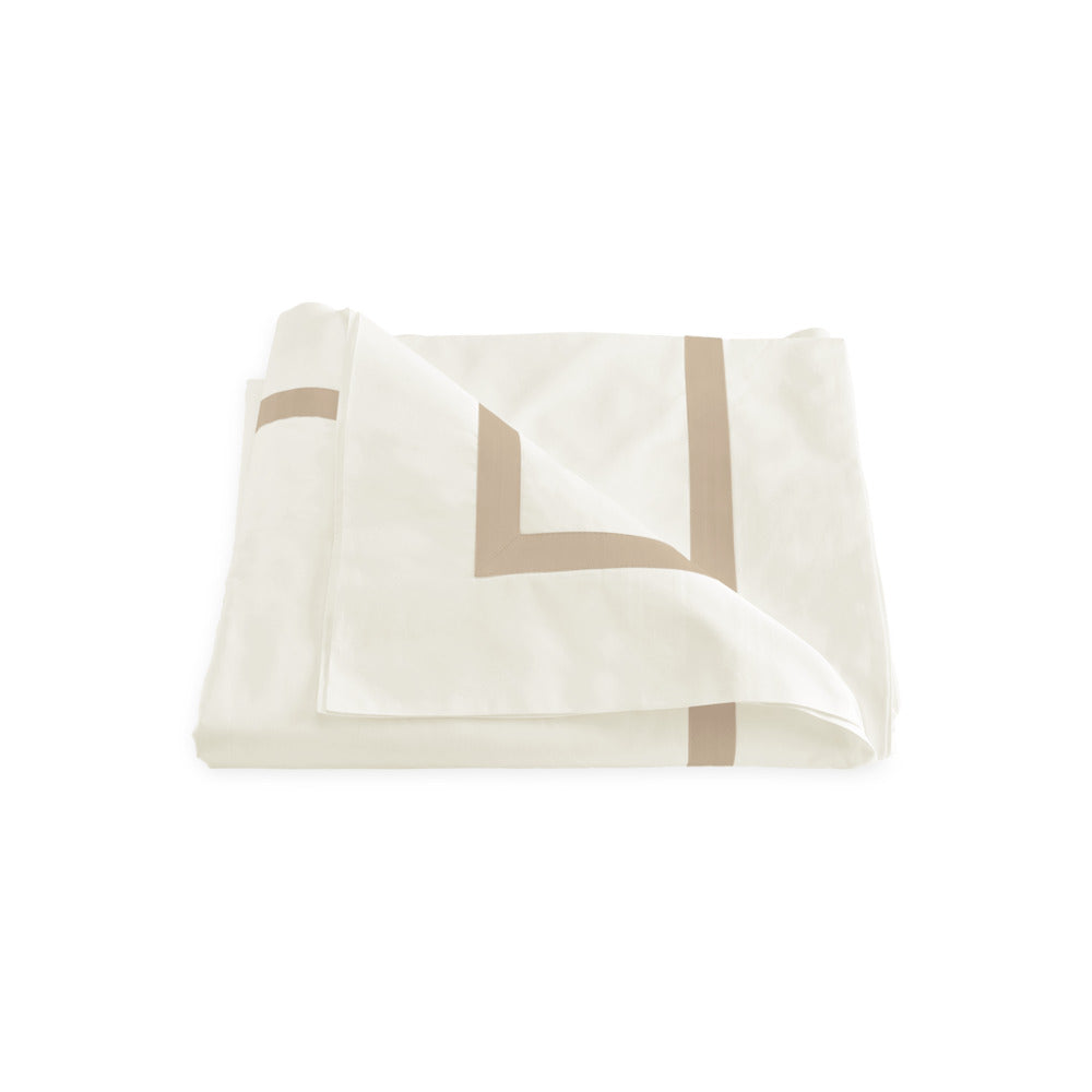 Lowell Duvet Cover Ivory & Champagne 