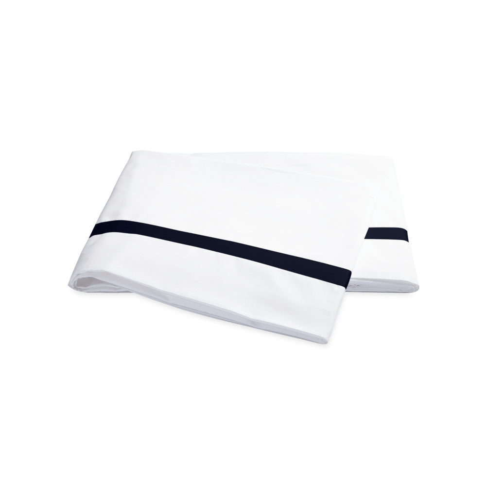 Lowell Flat Sheet Navy 