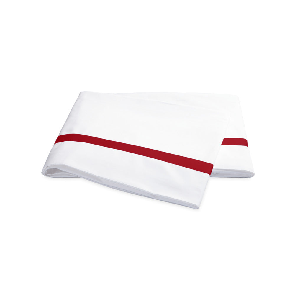 Lowell Flat Sheet Scarlet 