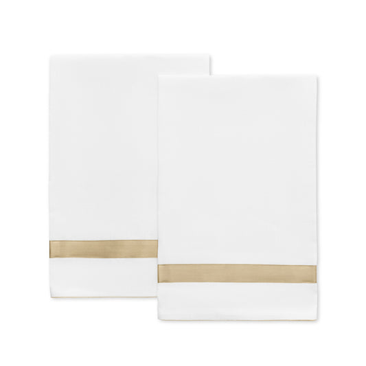 Lowell Guest Towels set of 2 Champagne 