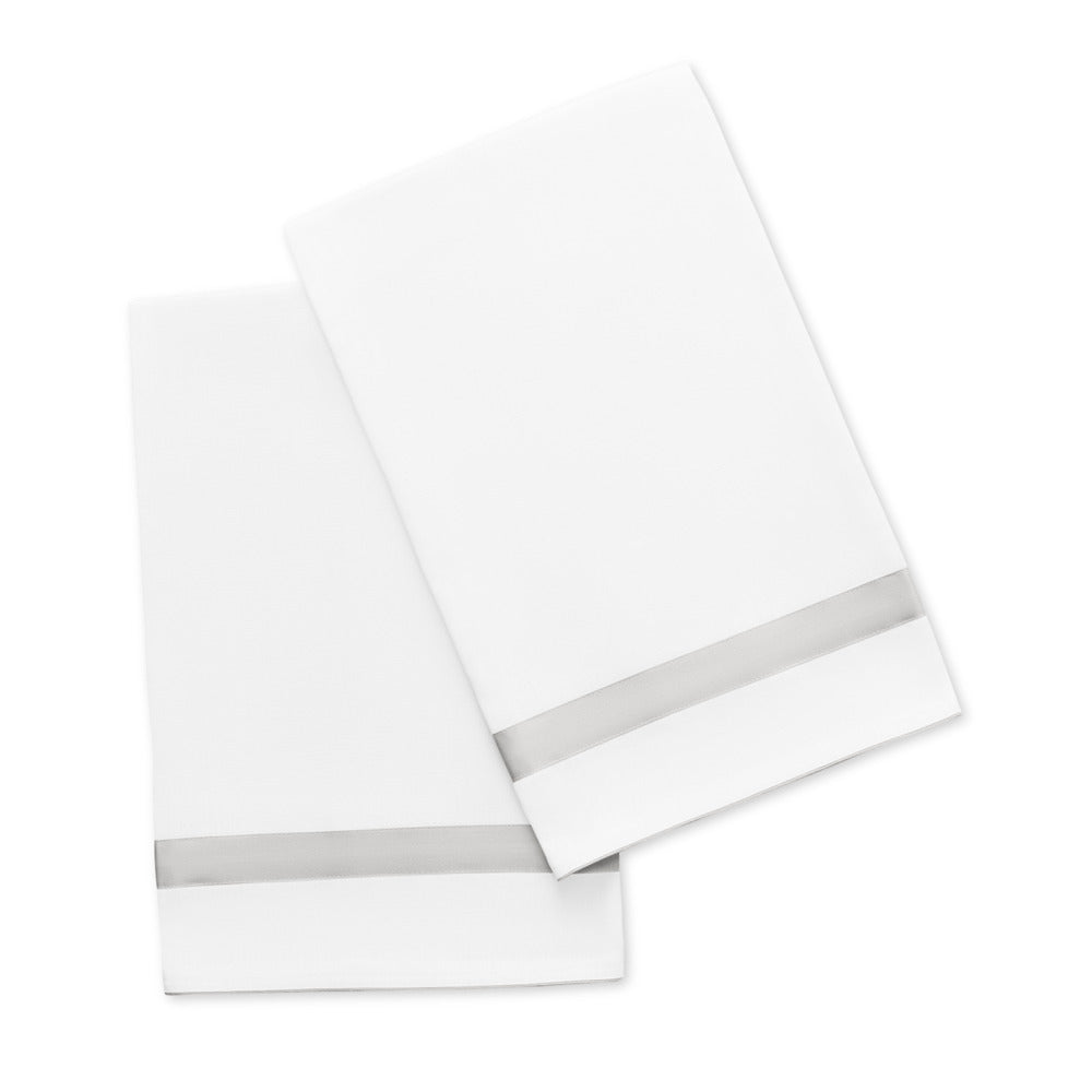 Lowell Guest Towels set of 2 Silver 