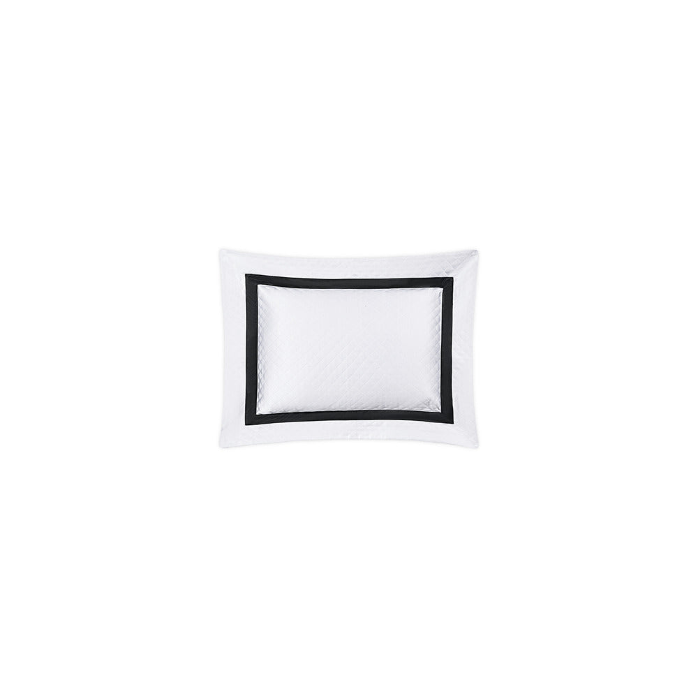 Lowell Matelasse Sham Black Boudoir 