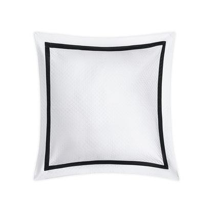 Lowell Matelasse Sham Black Euro 