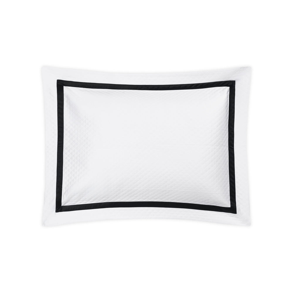 Lowell Matelasse Sham Black Standard 