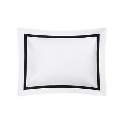 Lowell Matelasse Sham Black Standard 