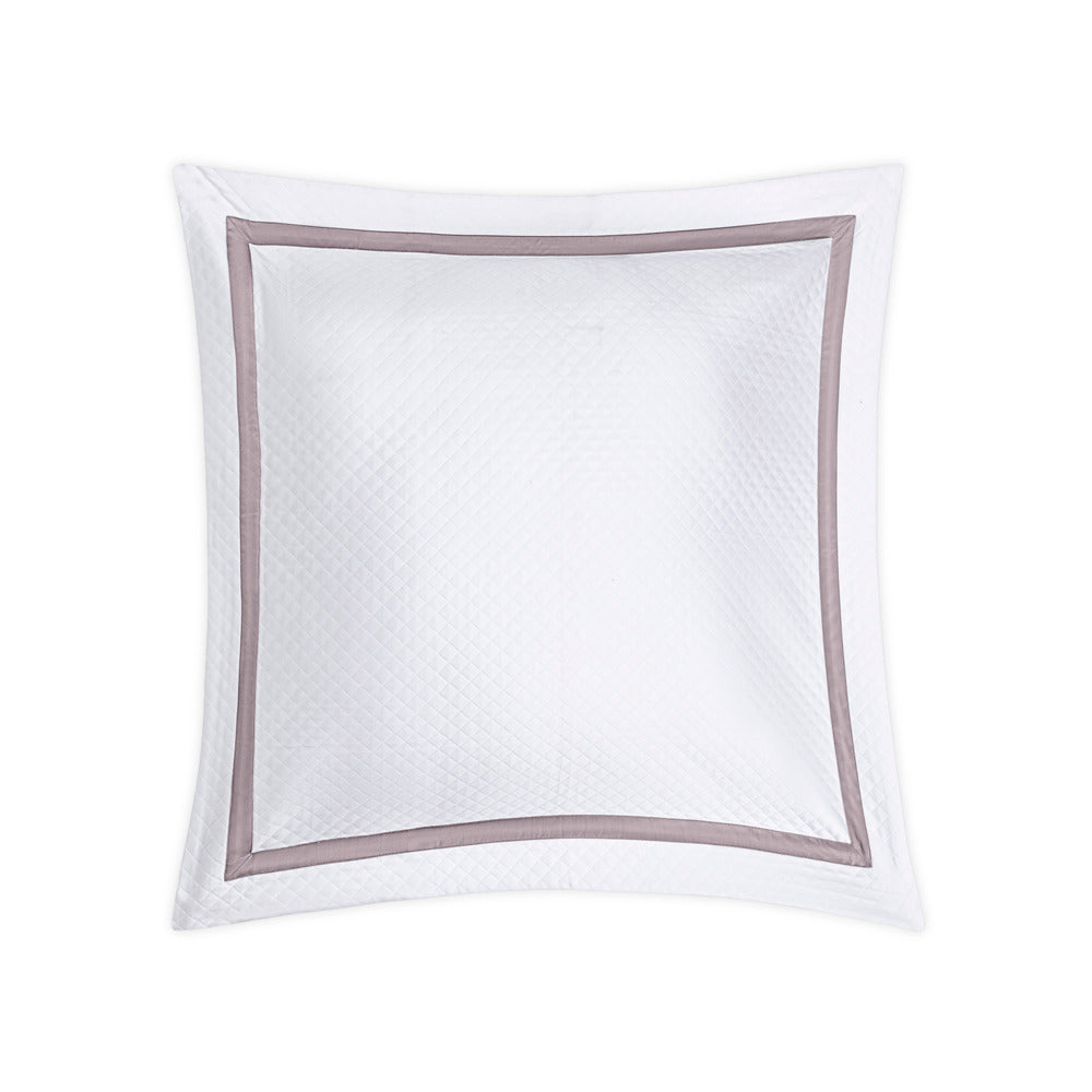 Lowell Matelasse Sham Deep Lilac Euro 