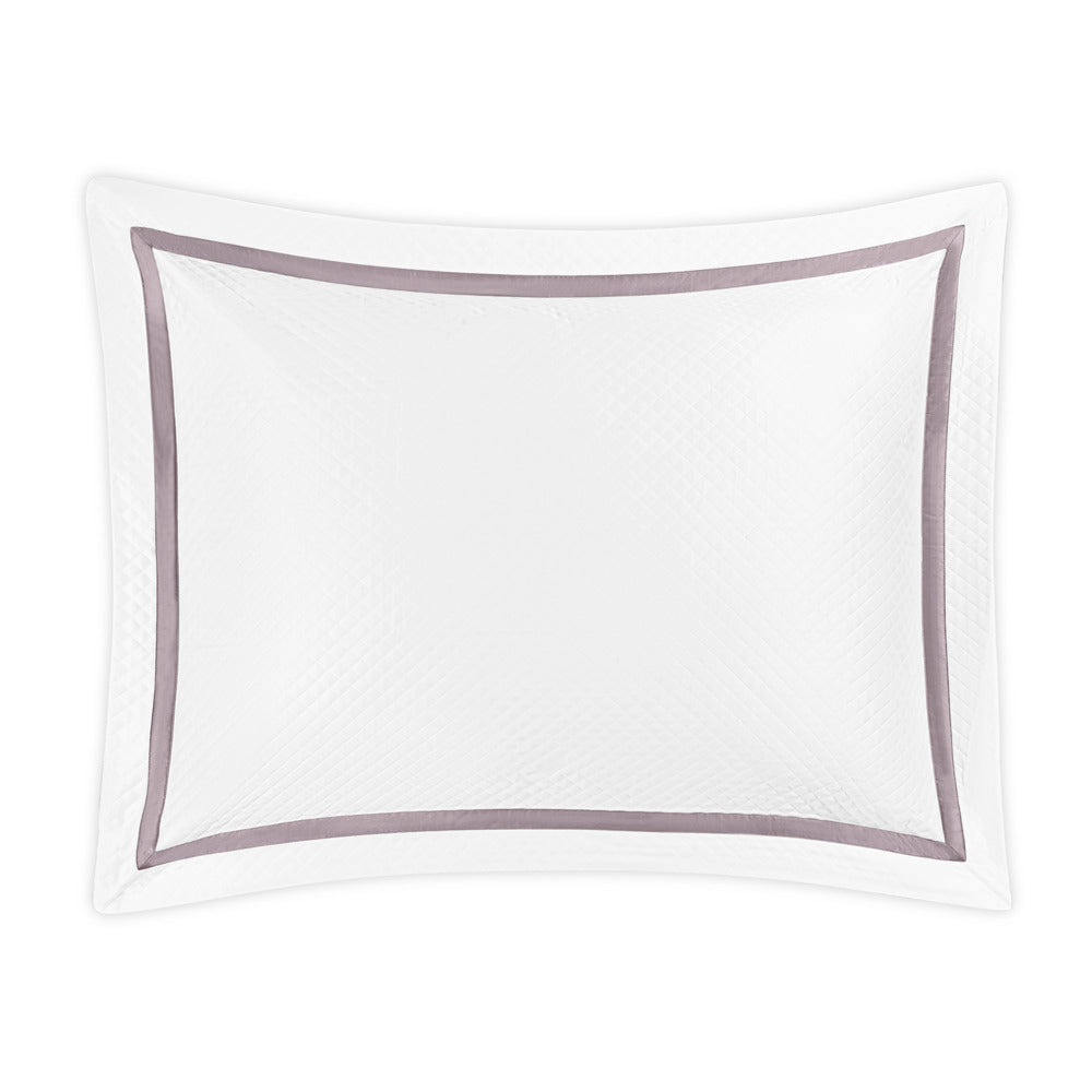 Lowell Matelasse Sham Deep Lilac Oversize Euro 