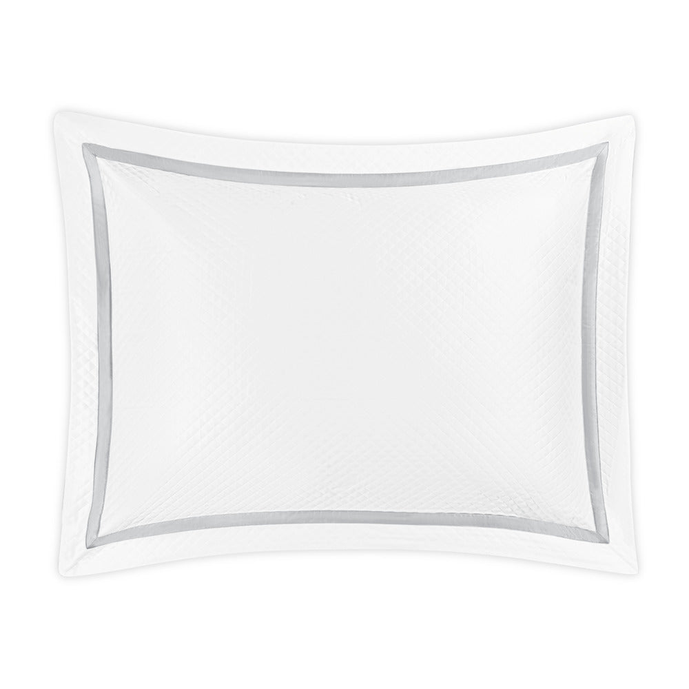 Lowell Matelasse Sham Dove Oversize Euro 