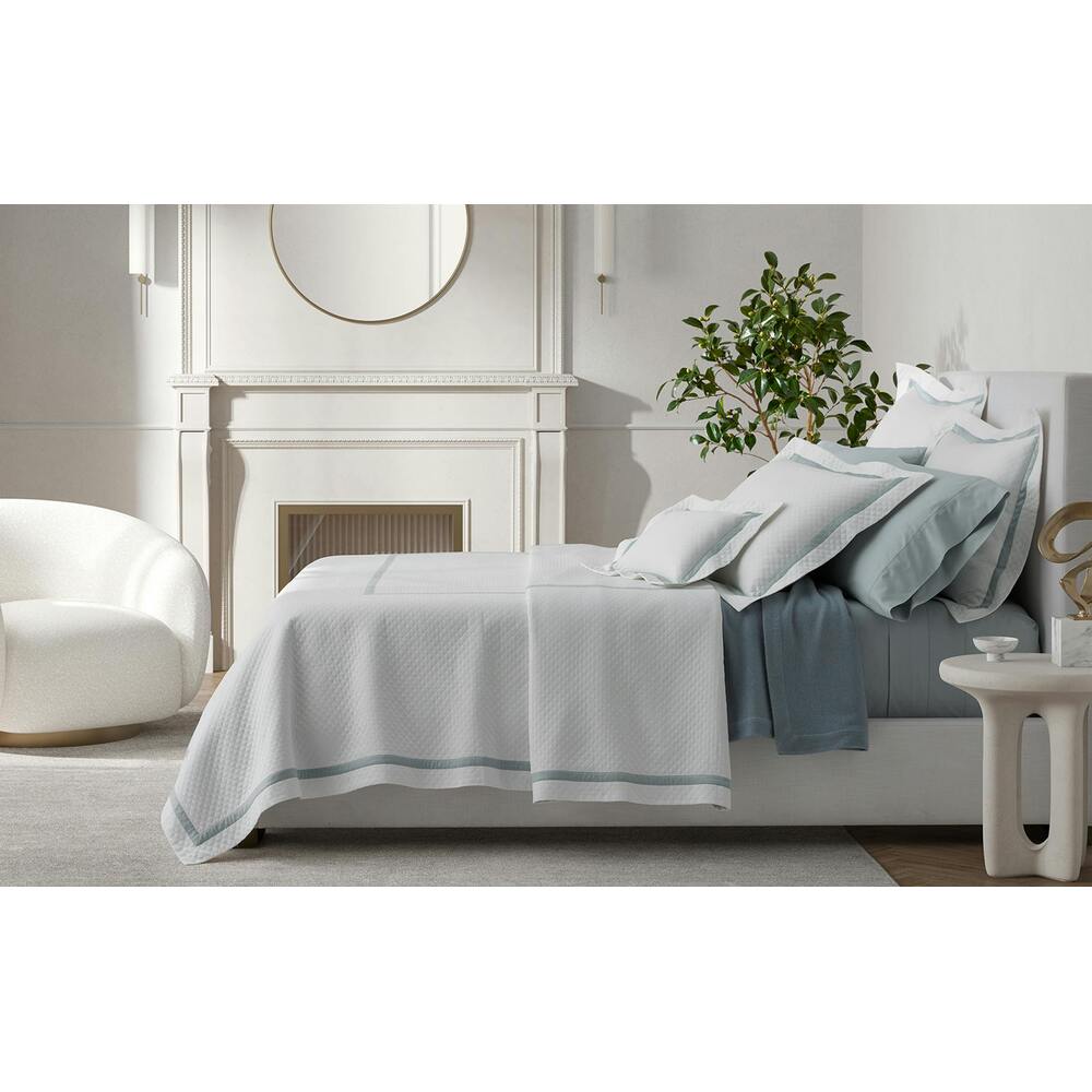 Lowell Matelasse Sham Dune Standard 1
