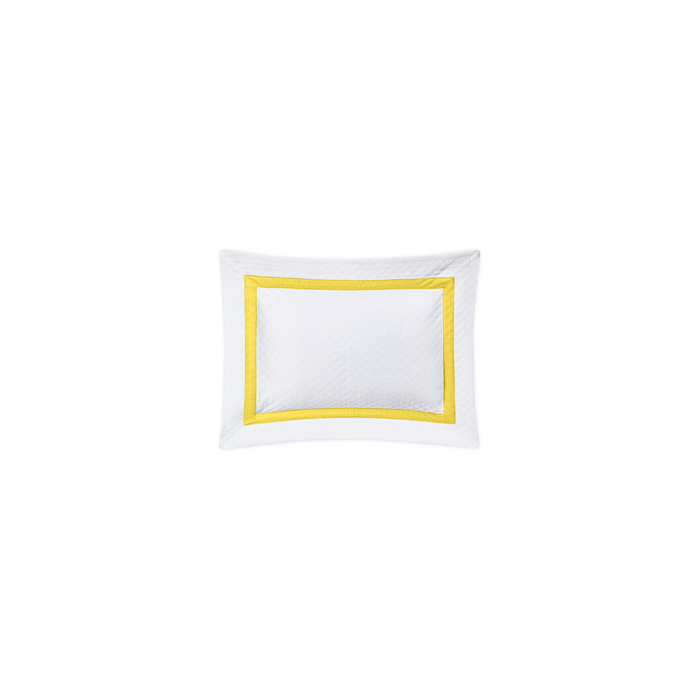 Lowell Matelasse Sham Lemon Boudoir 