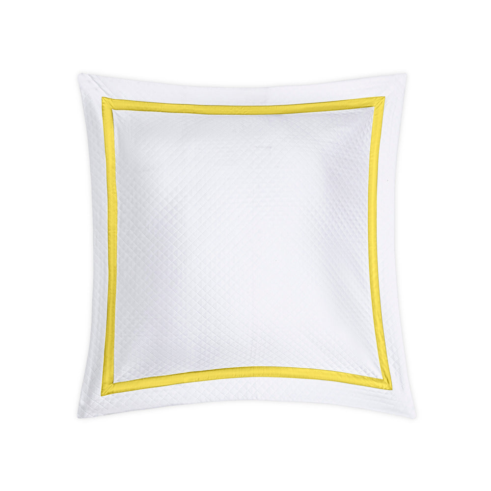 Lowell Matelasse Sham Lemon Euro 